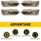 Set of 4 Interior Door Handles for Toyota Camry (2005–2006)