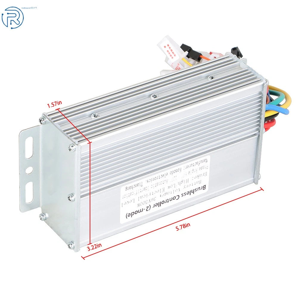 Brushless Motor Controller for Electric Scooter E-Bike (36V 500W)