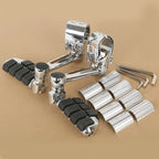 Set of 2 Chrome Footrests Footpegs for Honda Goldwing GL1800 (2001–2023)