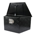 26" Aluminum Trailer Tool Storage Box with 2 Keys for Universal