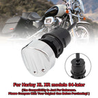 Oil Dipstick Tank Cap Plug for Sportster XL883 XL1200 (2004–2016) Silver