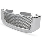 Chrome Luxury Mesh Front Upper Hood Bumper Grille for GMC Envoy (2002–2008)