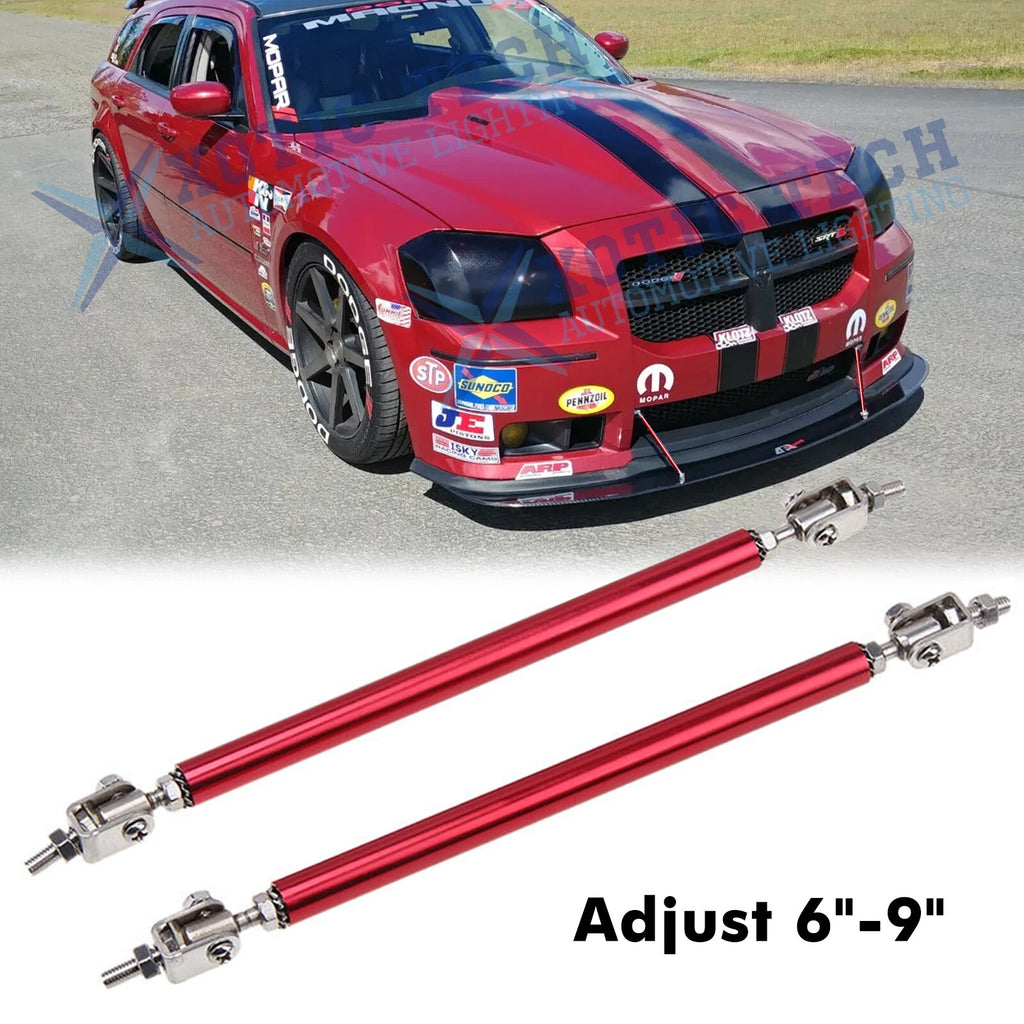 Bumper Lip Air Splitter Support Rod Strut Tie Bar for Dodge Charger (2015–2023)
