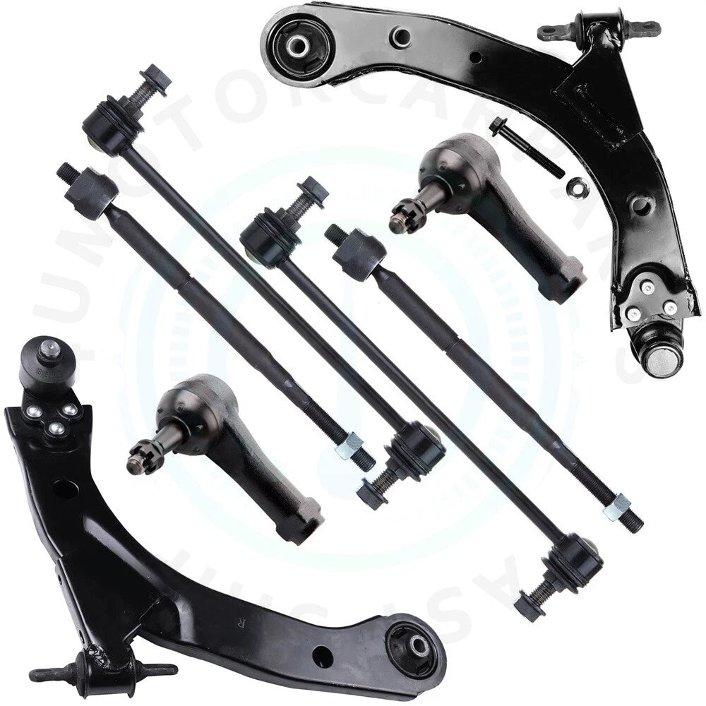 Set of 8 Front Lower Control Arms for Chevrolet Cobalt HHR (2006–2010)