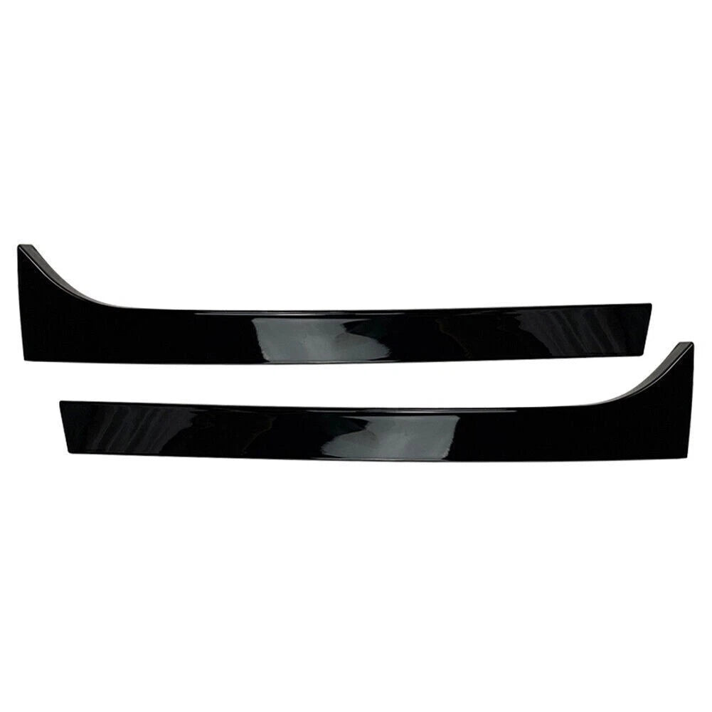 2X Rear Window Spoiler Side Wing Trim Cover for Skoda Superb (2008–2015) Glossy Black