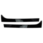 2X Rear Window Spoiler Side Wing Trim Cover for Skoda Superb (2008–2015) Glossy Black