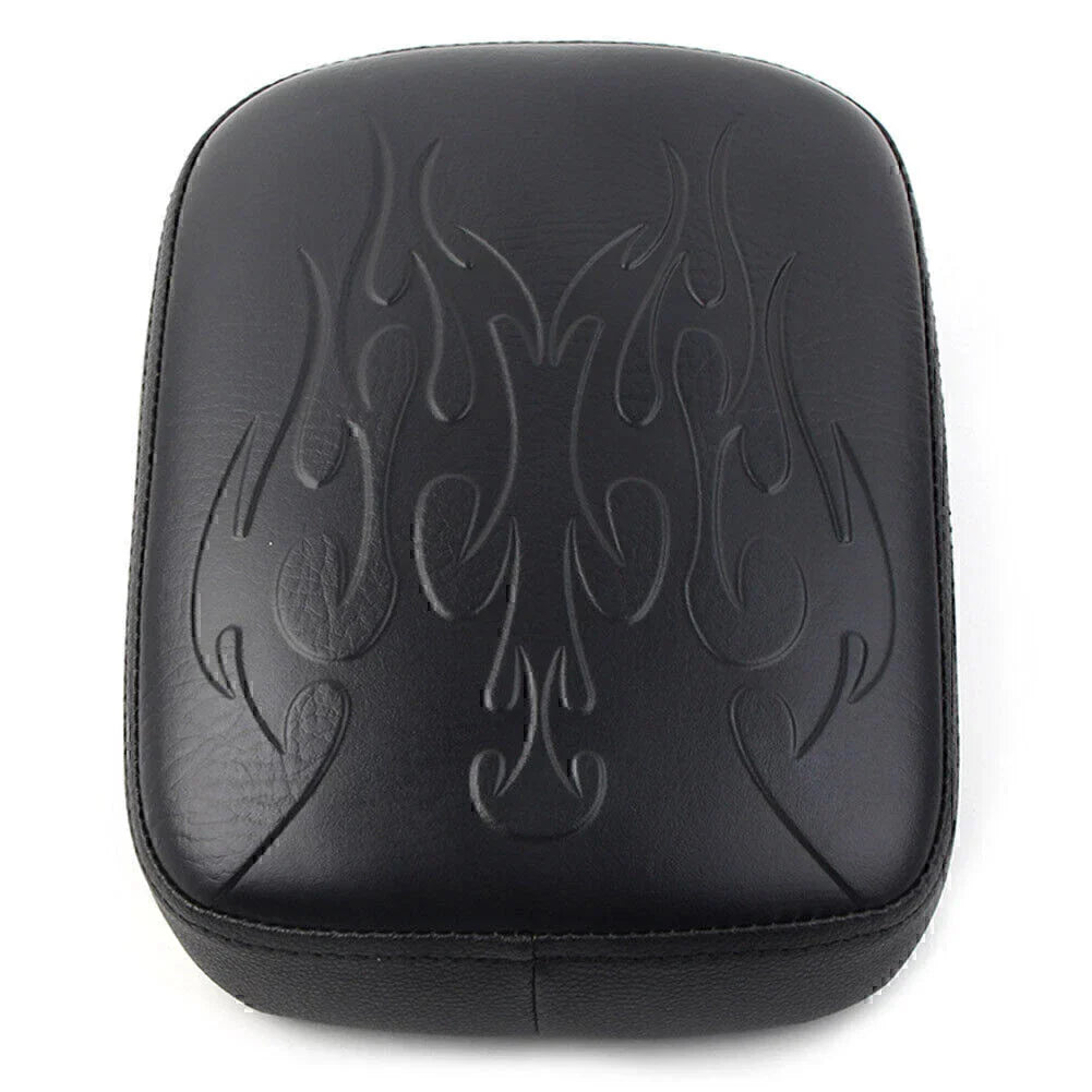 Rear Pillion Pad Seat for Harley Bobber Sportster (Fits 8 Suction Cups)