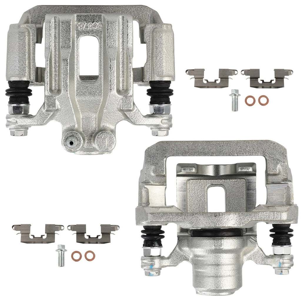 Rear Pair Brake Calipers w/ Bracket for Nissan Pathfinder (2005–2012)
