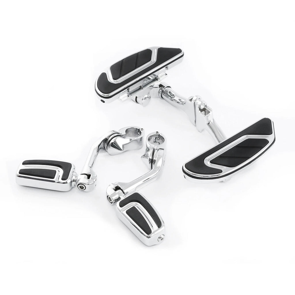 Passenger Floorboards & Footpegs for Harley Touring (1993–2025)