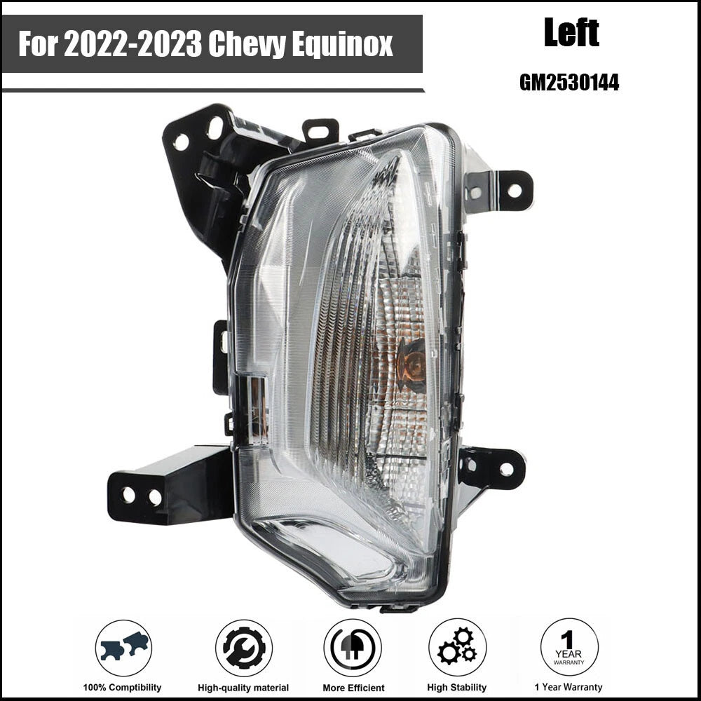Turn Signal Light for Chevy Equinox (2022â2023) Halogen Clear Left Side