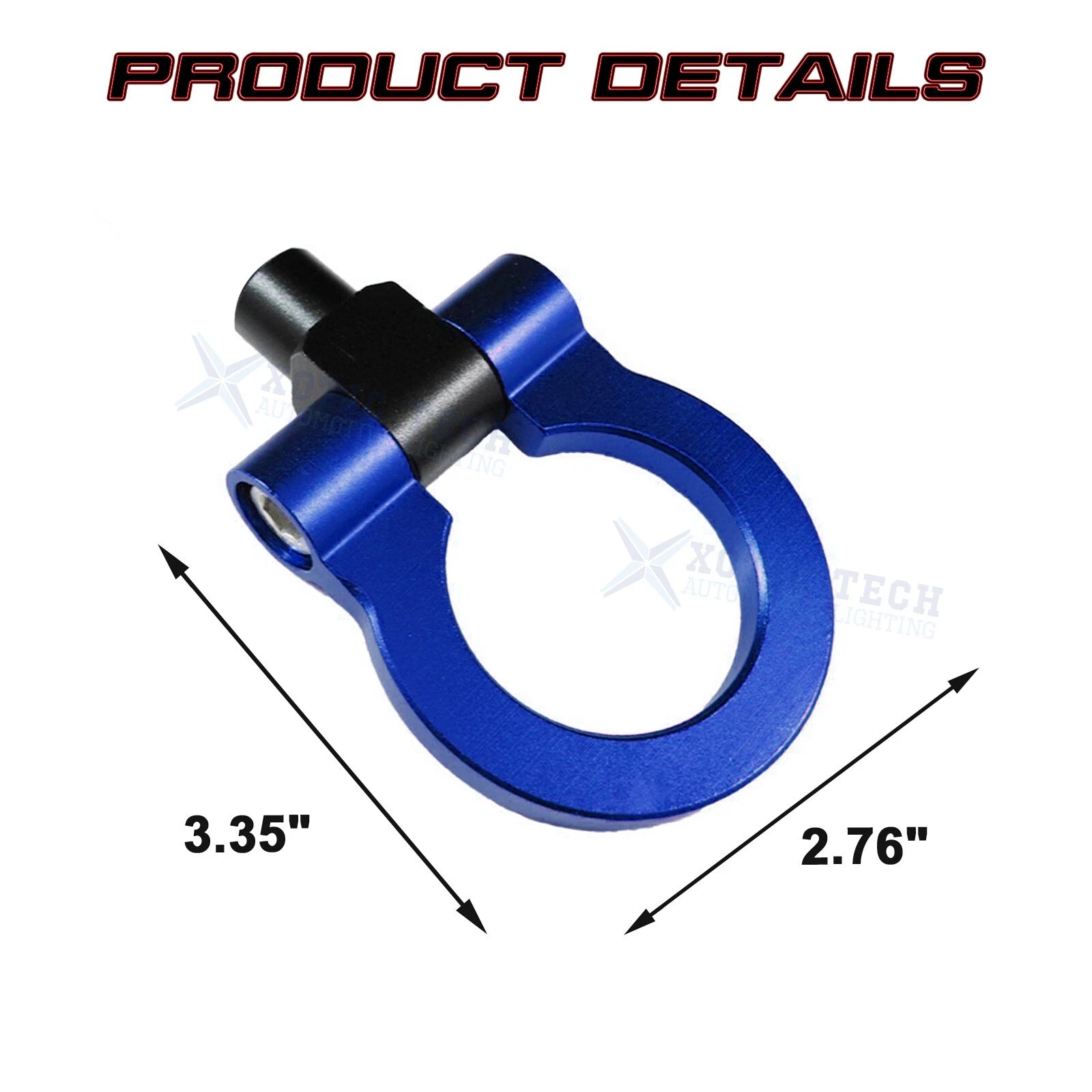 Tow Hook Set for Honda Fit, Insight, CR-Z (2011-2019)