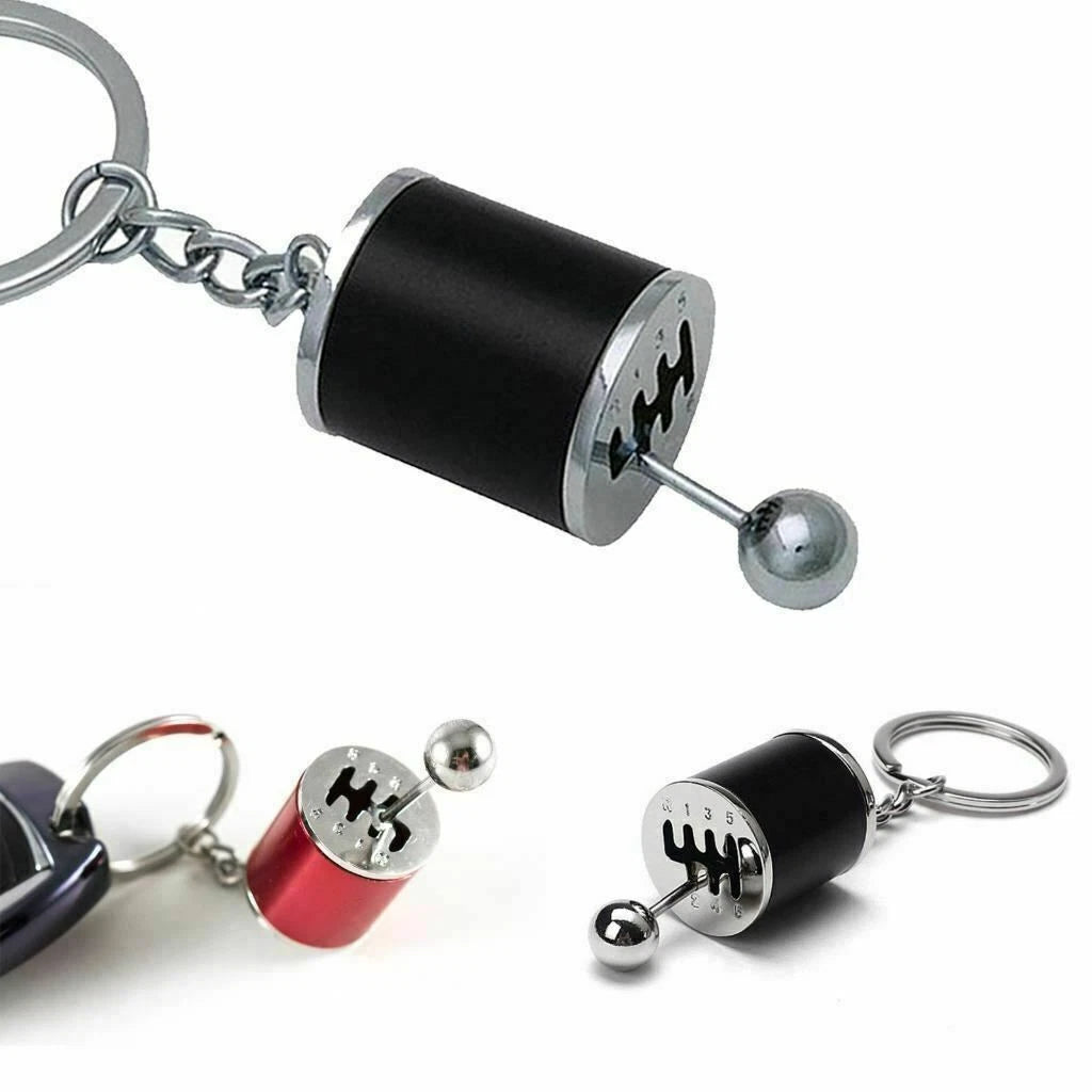 Gear Shift Knob Stick Box for Universal 6-Speed Keychain Ring Fit (2010–2025)