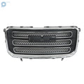 Front Bumper Grille + Upper Bumper Cover for GMC Acadia (2013–2016)