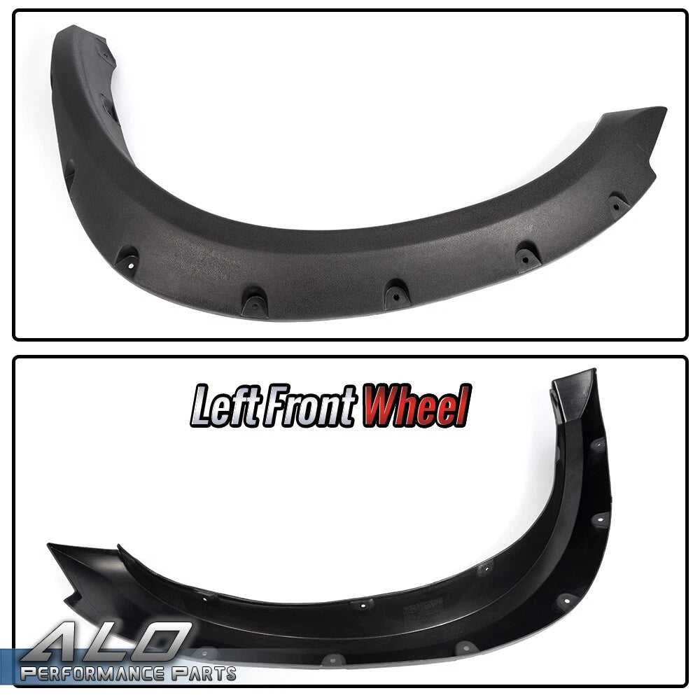 Fender Flares for Dodge Ram 2500/3500 (2010–2017) Black Pocket Style