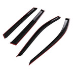 Window Visor Vent Rain Guards for Toyota RAV4 (2019–2024) Black