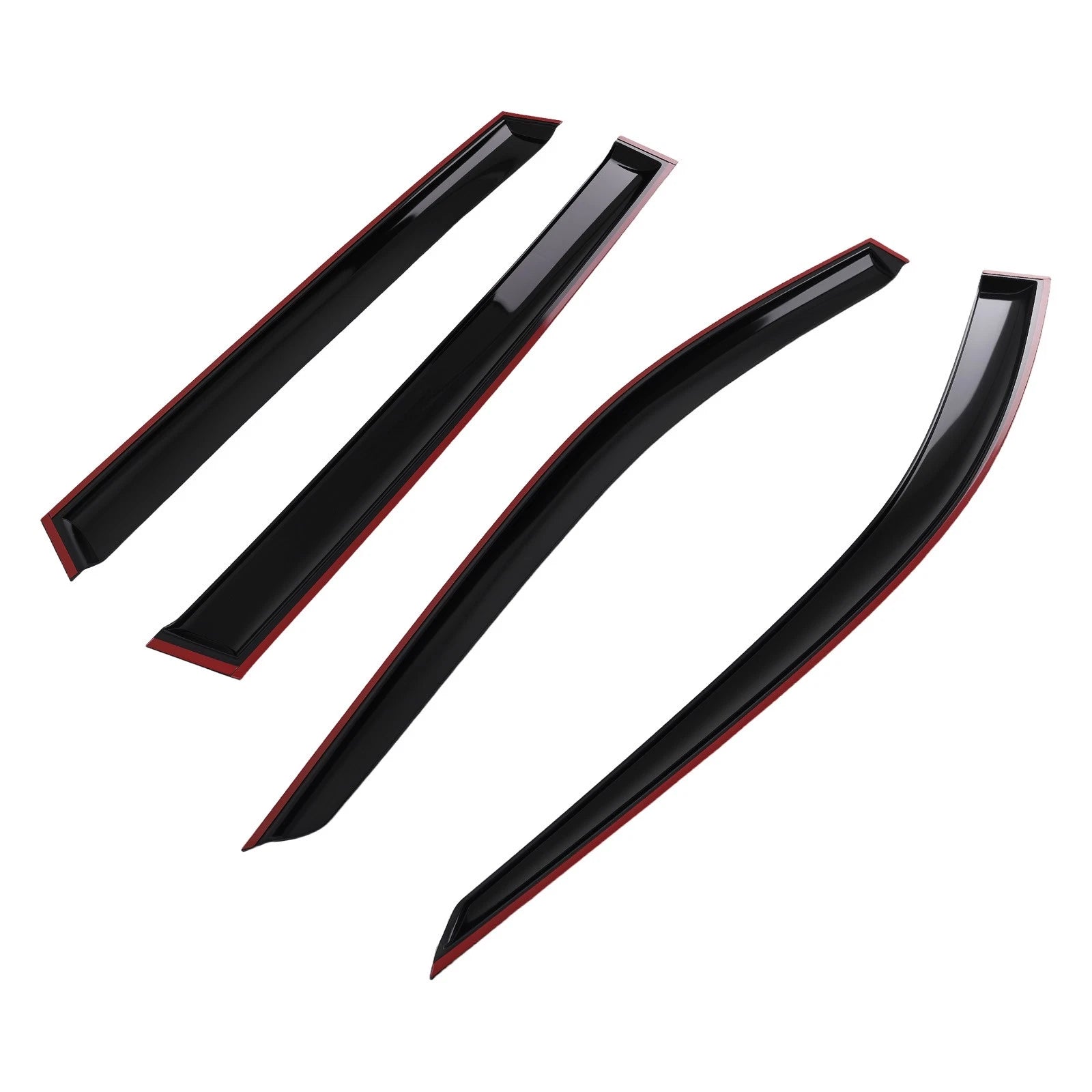 Window Visor Vent Rain Guards for Toyota RAV4 (2019–2024) Black