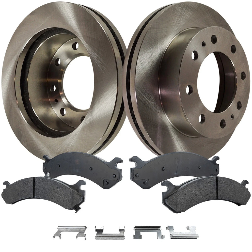 Disc Brake Rotor and Pad Kit for Chevrolet Silverado 2500 HD (2001–2010)