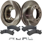 Disc Brake Rotor and Pad Kit for Chevrolet Silverado 2500 HD (2001–2010)