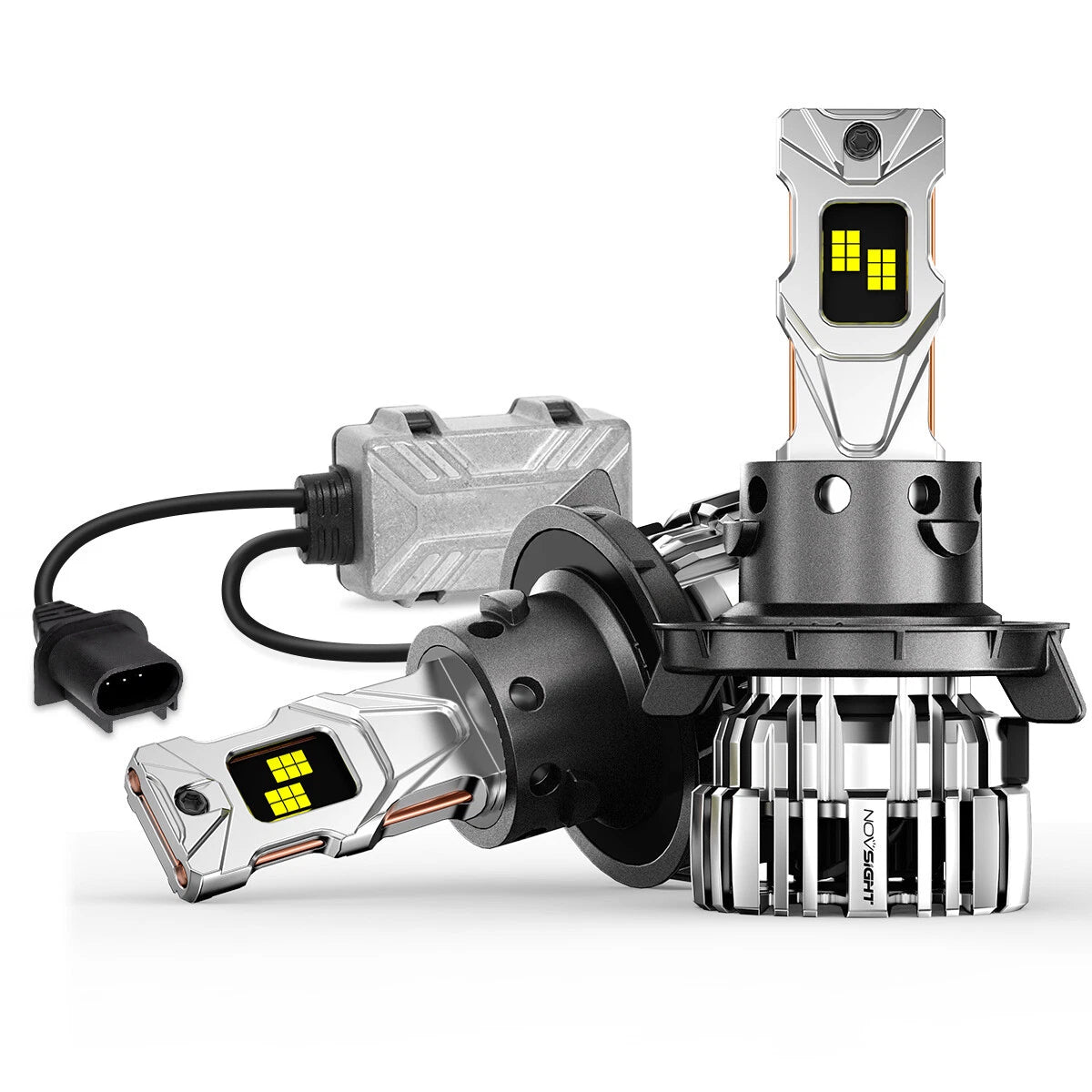2X H13 9008 32000LM LED Headlight Bulbs for