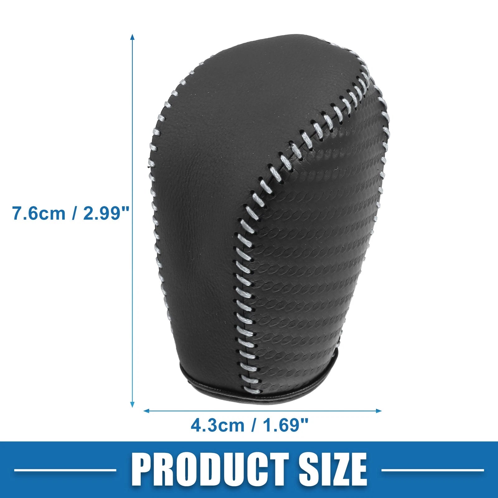 Gear Shifting Knob Cover Trim for Honda Civic (2016–2021) Black Gray