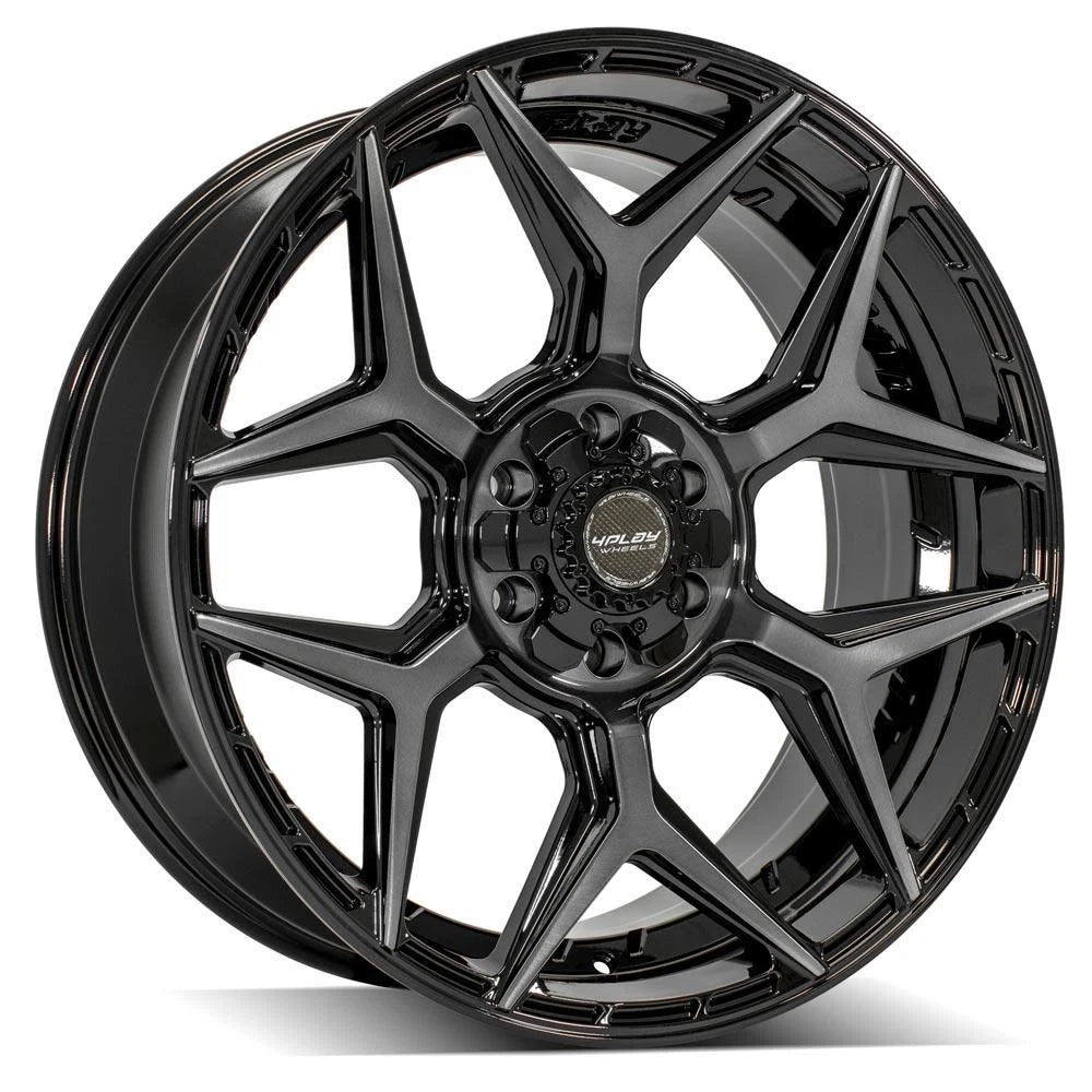 22" Black Wheel w/Brushed Face for 1999-2024 Cadillac Escalade - RVO4928