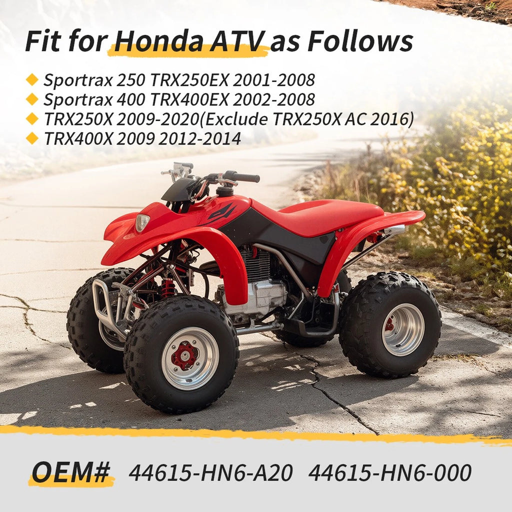 Front Left/Right Red Wheel Hub for Honda TRX250X (2009–2020), TRX400X (2009, 2012–2014)