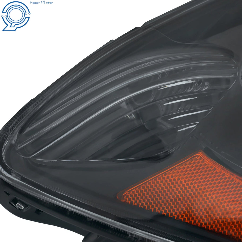 Halogen Headlights for Honda Fit Sport (2009–2011) Black Housing