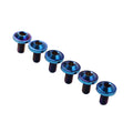 6pcs M5x15mm Universal Titanium Torx Screws for Motorcycle