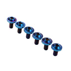 6pcs M5x15mm Universal Titanium Torx Screws for Motorcycle