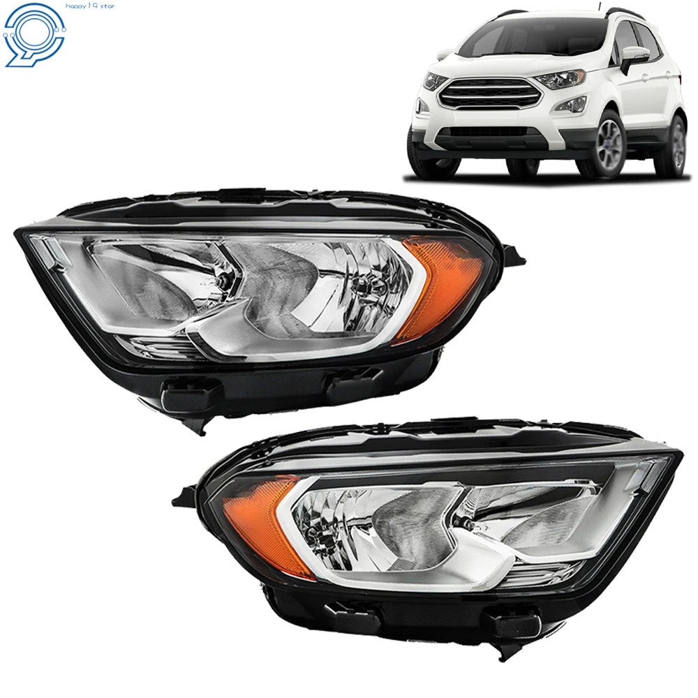 Pair of Halogen Headlights for Ford EcoSport (2018–2022)