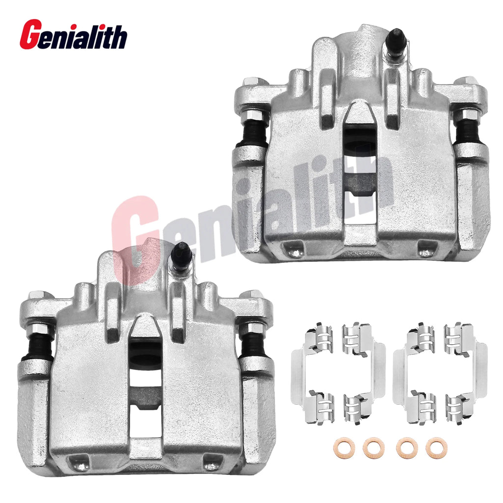 Pair Rear Disc Brake Calipers w/ Bracket for Cadillac CTS STS (2003–2008)