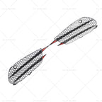 Pair Front Bumper Fog Lamp Grille for Mercedes-Benz C-Class W205 (2015–2018)