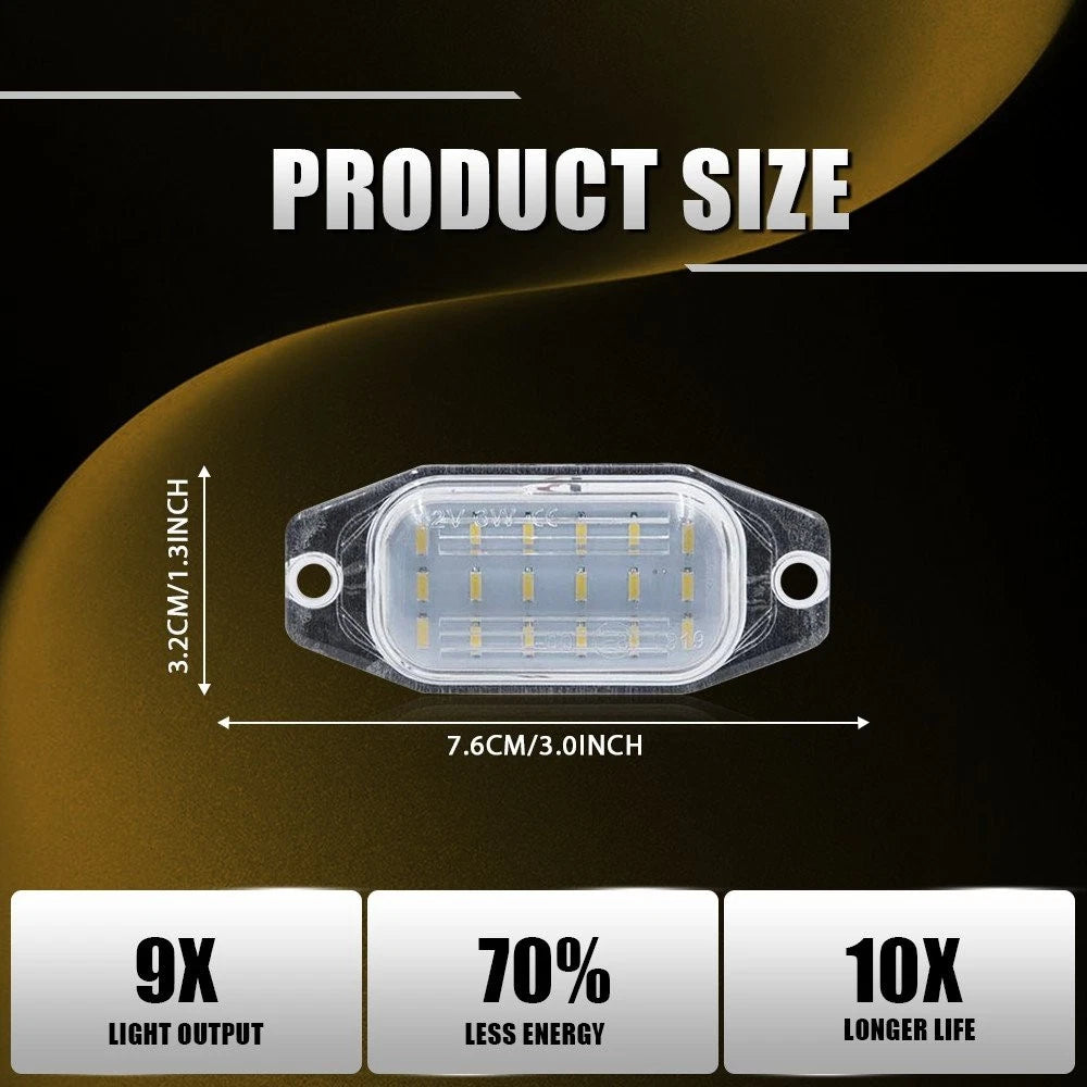6000K LED License Plate Light for Toyota FJ Cruiser (2007–2014)