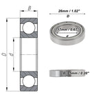 6803ZZ Deep Groove Ball Bearing for Scooter Skateboard Wheel (P4, 17x26x5mm)