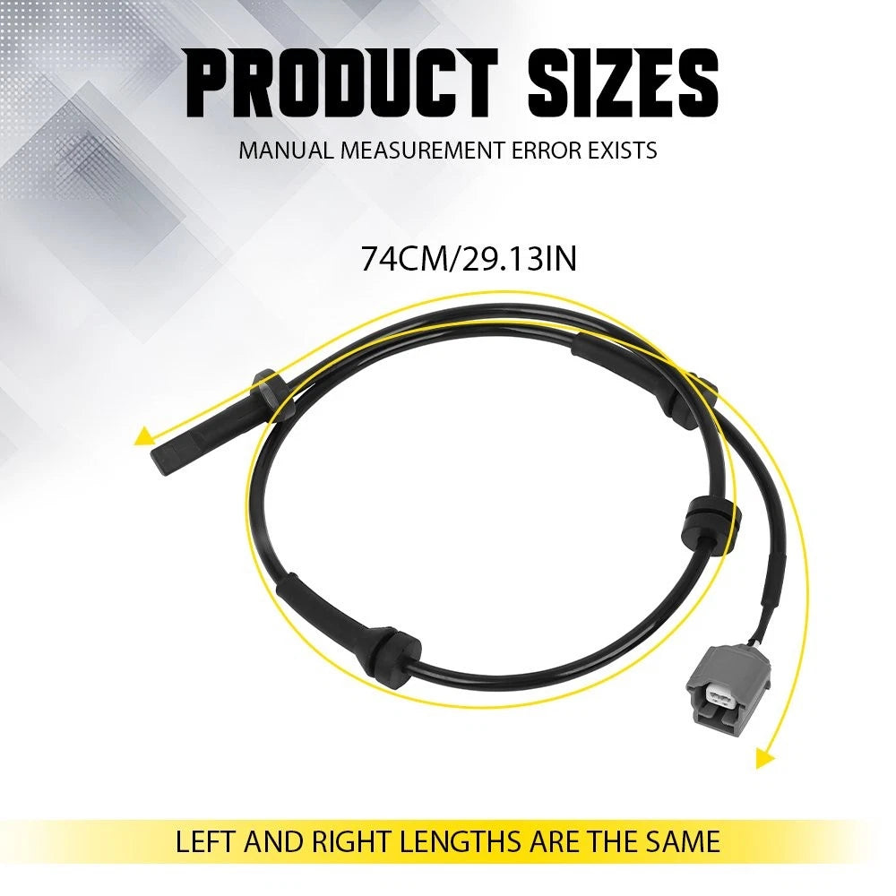 Set of 2 ABS Speed Wheel Sensors for Nissan Rogue (2014–2020)