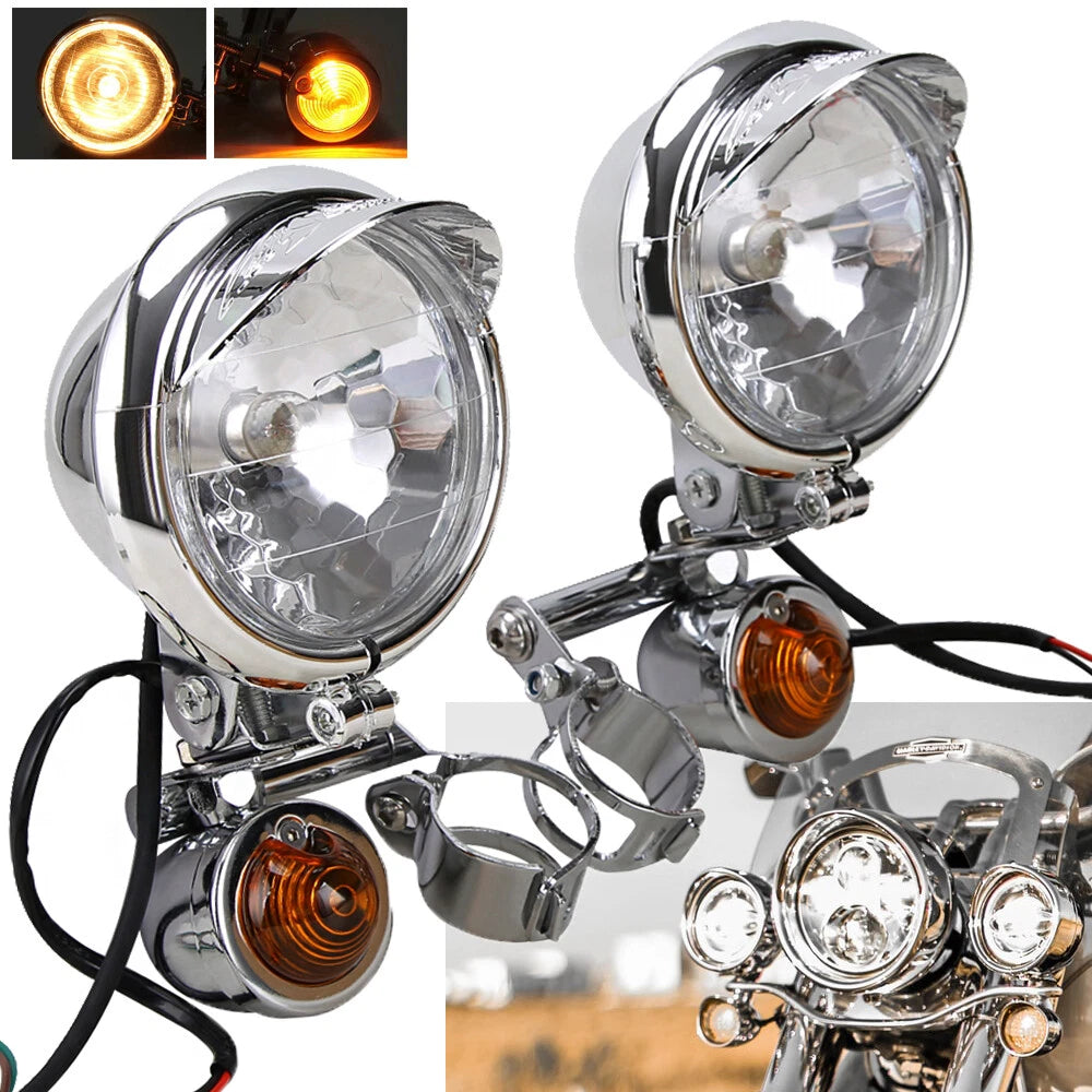 Universal Driving Fog Spot Light with Bar Bracket for