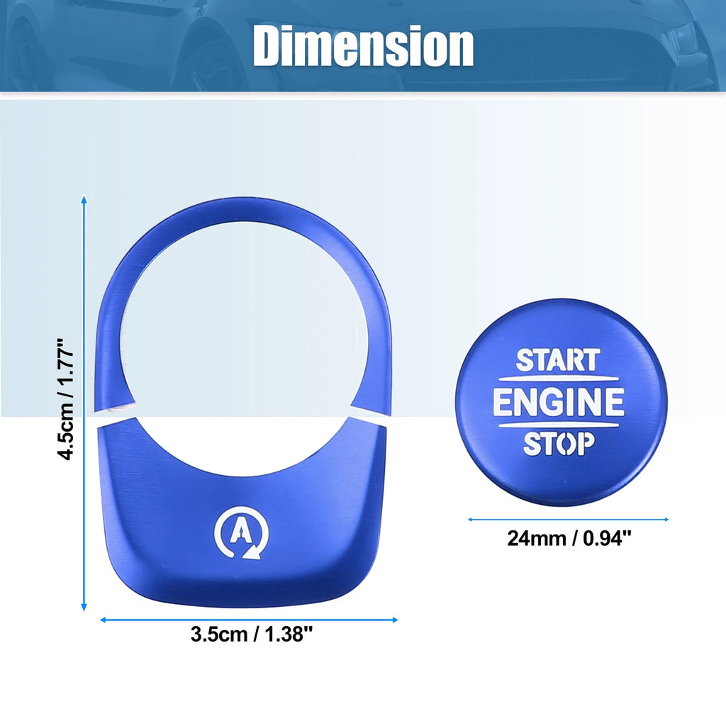 Start Stop Button Cover Sticker Kit for Mercedes Benz A-Class 