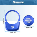 Start Stop Button Cover Sticker Kit for Mercedes Benz A-Class 