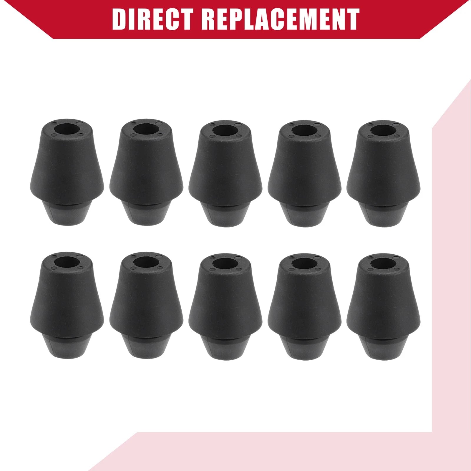 10 Pcs Hood Stop Buffer No.6582950A00 for Nissan Armada Frontier Maxima Rogue (2004–2023)