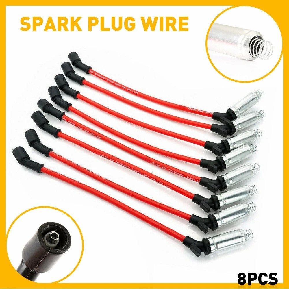 Spark Plug Wires for Chevy C/K 1500 2500 Silverado Suburban Tahoe (1999–2006)