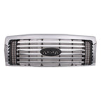 Replacement Chrome Plastic Front Grille For 2010-2012 Ford Pickup Ford Lightduty