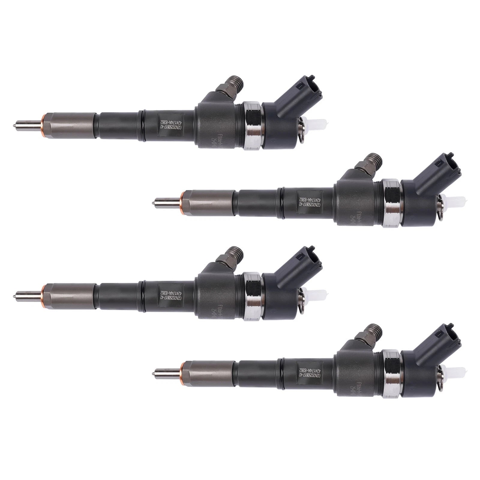 4Pcs Diesel Fuel Injector for Deutz KHD TCD 3.6 L4 (0445110558, 04123831)