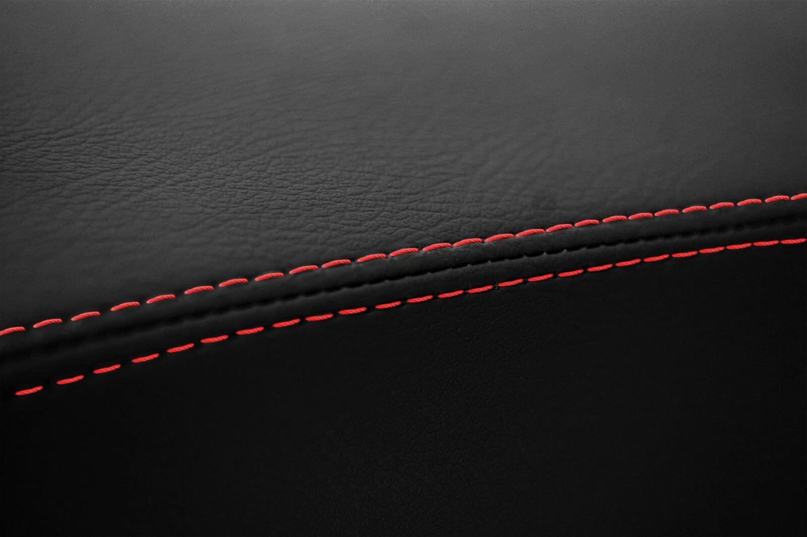 Leather Console Lid Armrest Cover for Ford Explorer Limited (2011–2019) Red Stitch