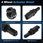 4WD Actuator for Chevy Silverado, Avalanche, K1500 (2000–2006) 26060073