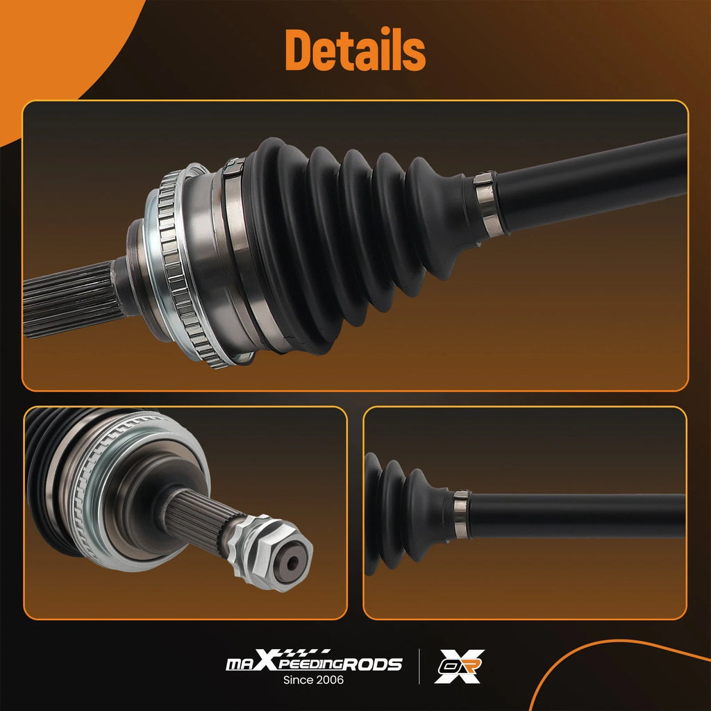 Set of 2 CV Joint Axle Shaft Assemblies for Toyota Camry Solara (1999–2003)