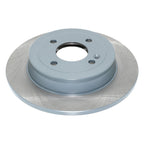 DuraGo Rear Rotors & Akebono ProACT Ceramic Brake Pads Kit for Accent Rio