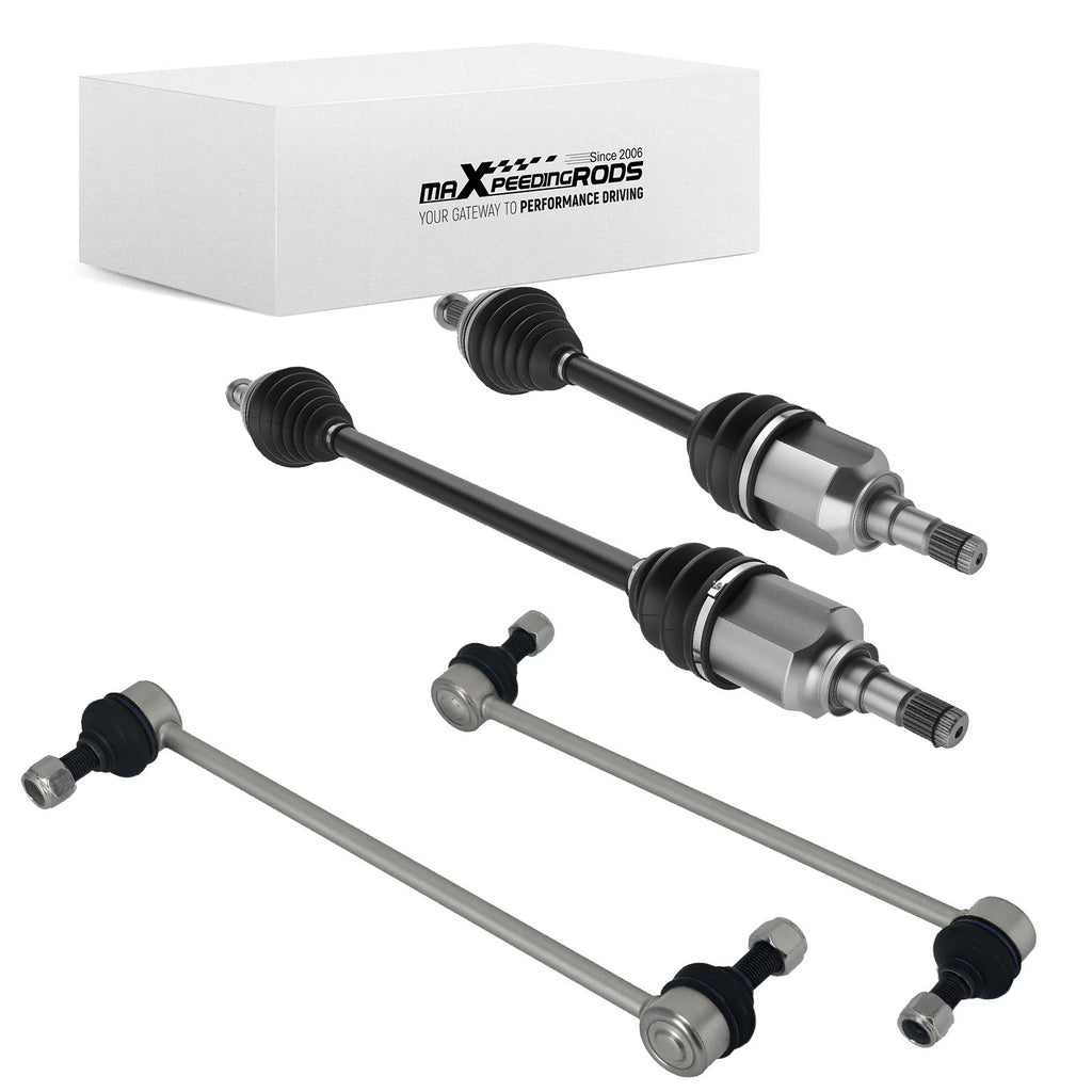 Set of 4 Front Sway Bar Links for Pontiac Vibe, Toyota Corolla, Matrix (2003–2010)
