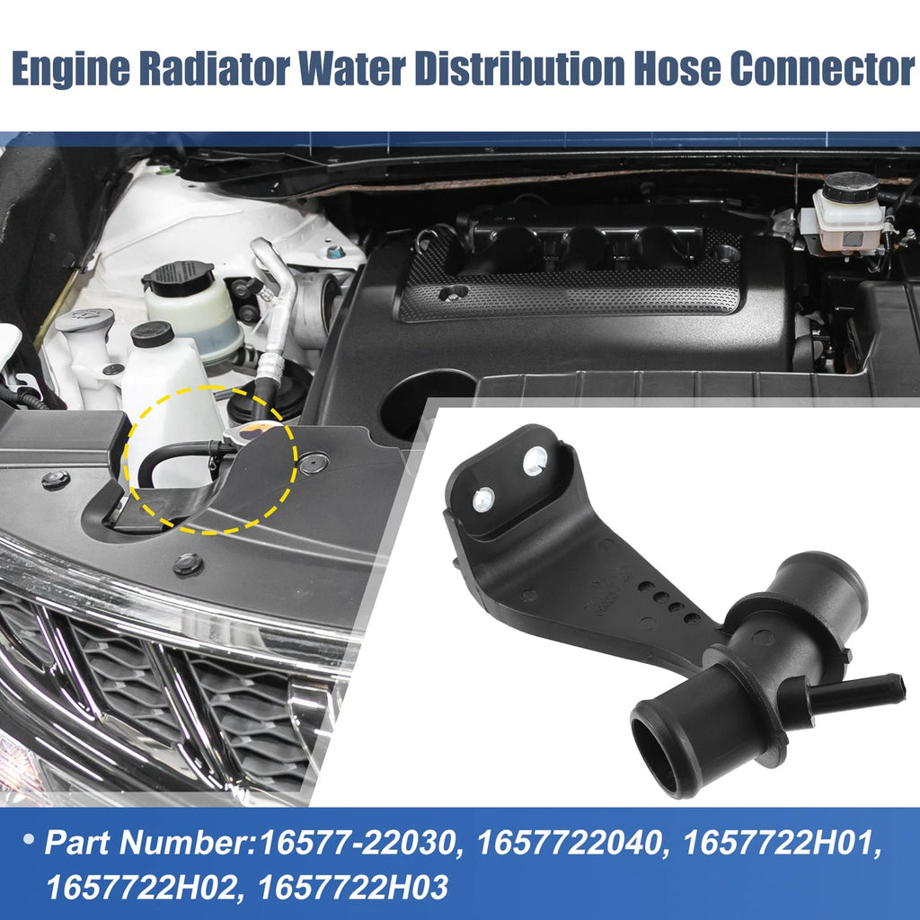 Outlet Cooling Coolant Connector 16577-22030 for Toyota Corolla (2003–2008)