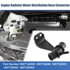 Outlet Cooling Coolant Connector 16577-22030 for Toyota Corolla (2003–2008)