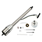 30" Stainless Steel Tilt Steering Column & Adapter for Universal Fit (No Key)